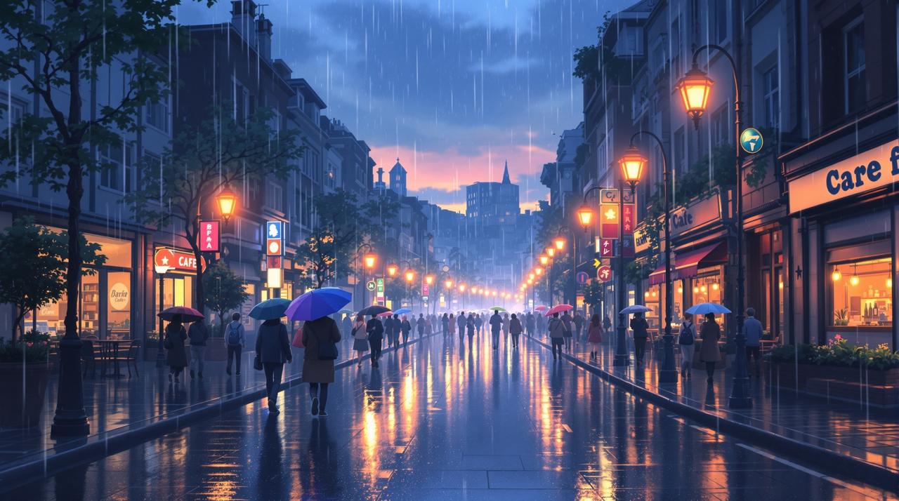 搜短剧ai作品 - 城市雨声